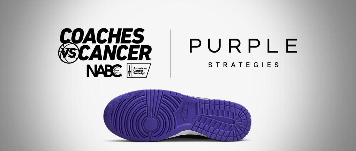 Purple Joins George Mason Coach Kim English in Coaches vs. Cancer ‘Suits and Sneakers’ Week